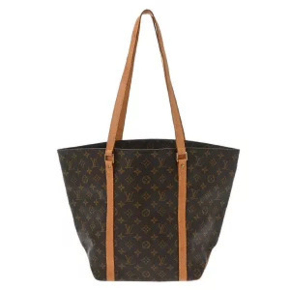 Louis Vuitton Monogram Sac Shopping Brown Canvas Tote Bag